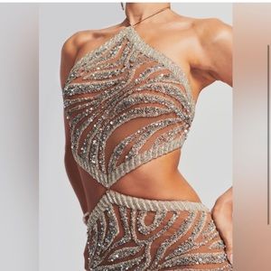 Retrofete Viola Sequin Mini Dress